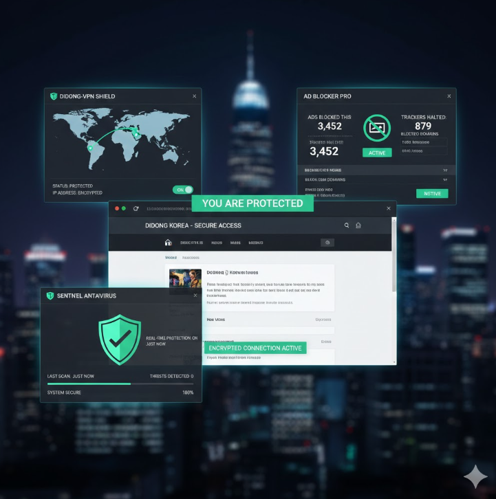 di동코리아 보안 설정 예시