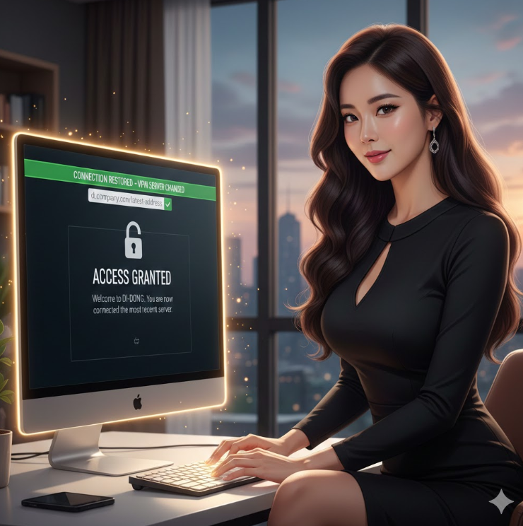 di동 접속 안 될 때 대처 예시