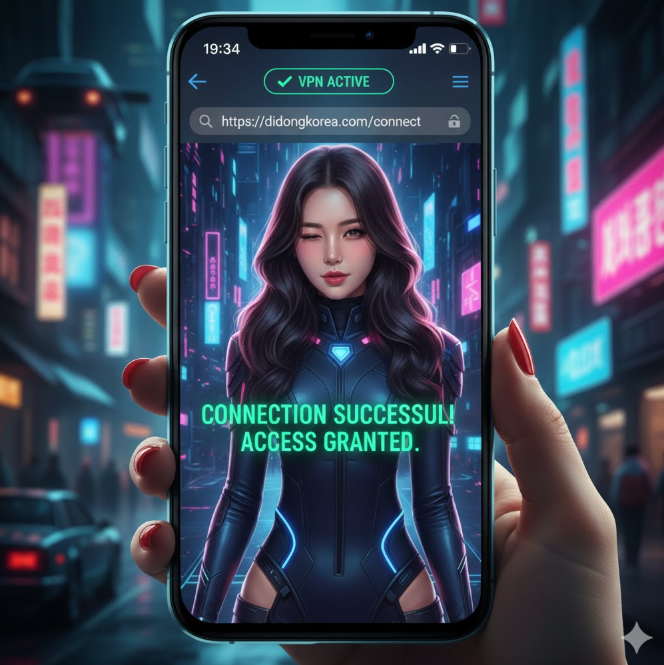 di동코리아 접속 방법 실전 예시