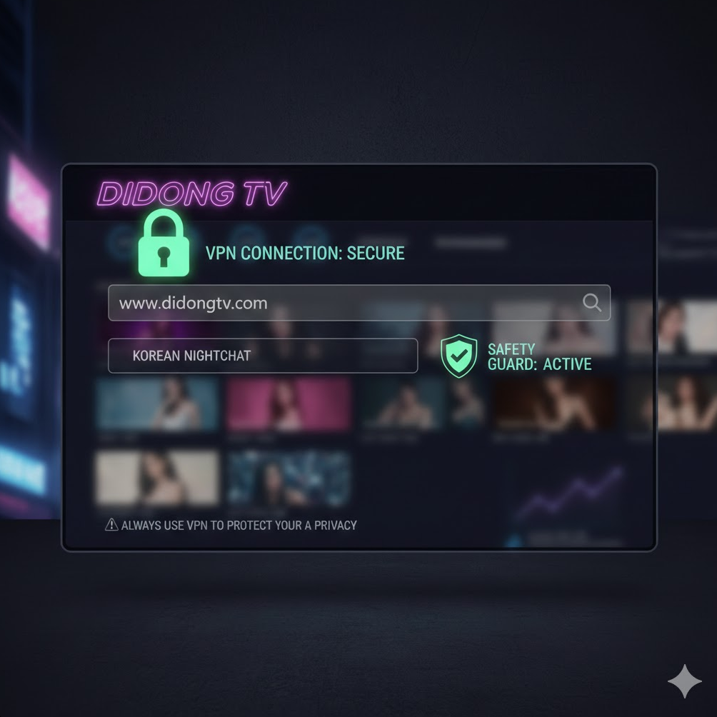 안전한 접속 환경: 검색창과 함께 VPN 연결 상태(Secure) 및 **보호 기능(Safety Guard)**이 활성화된 모습을 강조하여 사용자의 보안을 우선시하는 인터페이스를 보여줍니다.