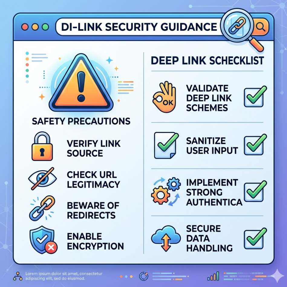 di동 링크 보안 체크 인포그래픽
