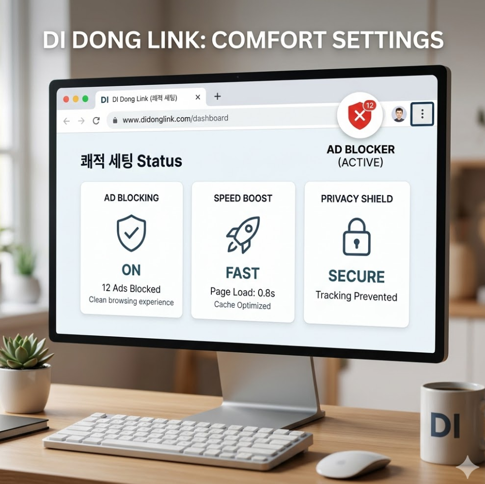 di동 링크 쾌적 세팅 캡처